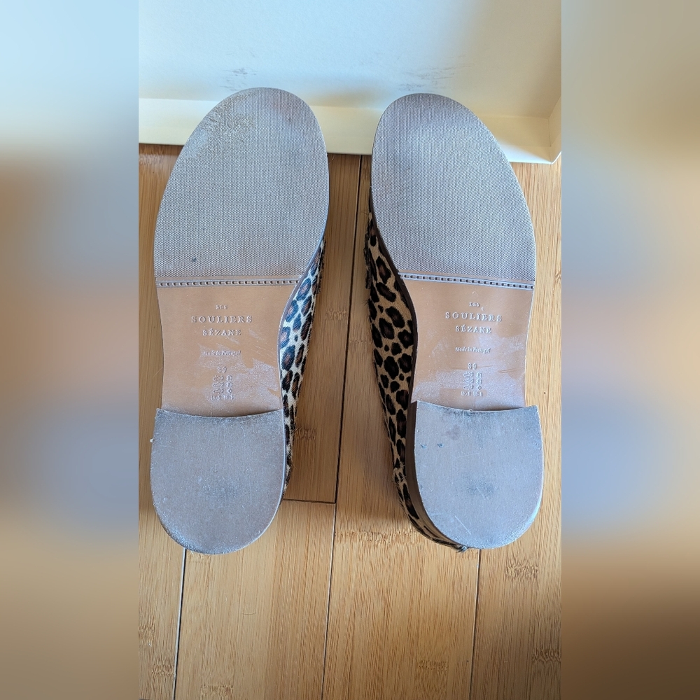 Sezane Andre Leopard Loafers - Picture 8 of 14